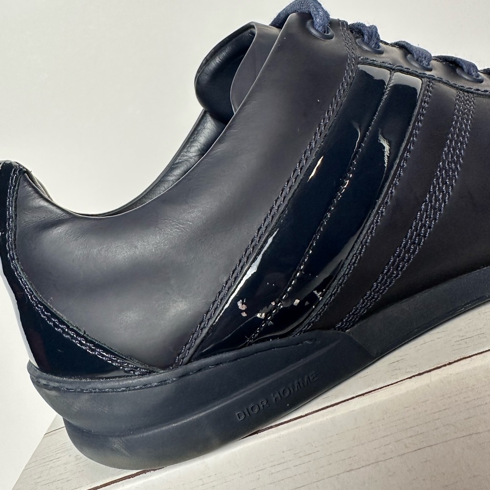 Men’s DIOR B18 shoes 41.5 blue leather - Picture 7 of 11
